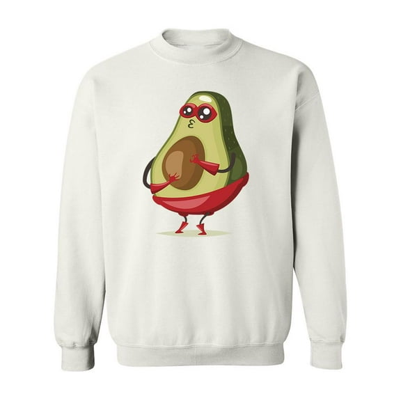 Avocado In A Superhero Costume  Sweatshirt Men -Image by Shutterstock, Male 3X-Large