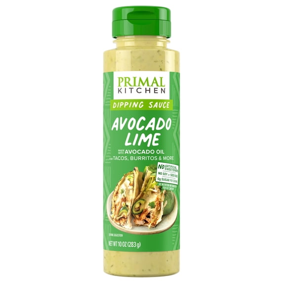 Avocado Lime Dipping Sauce Primal Kitchen 10 Oz