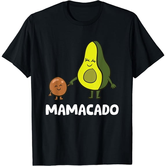 Avocado Mama Avocado Mom Funny Avocado Mamacado T-Shirt Black 2X-Large