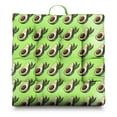 thumbnail image 1 of Avocado Meditation Pillow&nbsp;– 22x22 Inch Large Floor Cushion, Soft Dutch Velvet Seat for Yoga & Lounge, Cute Kawaii Green Fruit Pattern, Fresh Healthy Aesthetic Design, 1 of 6