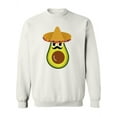 thumbnail image 1 of Avocado Mexican Hat Sweatshirt Women -Image by Shutterstock, Female 3X-Large, 1 of 4
