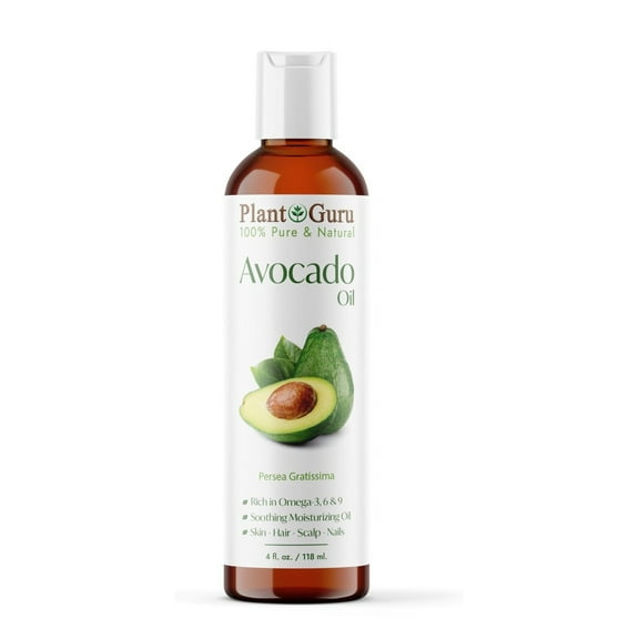 Avocado Oil 4 oz Cold Pressed 100% Pure Natural For Skin, Body, Hair and Massage