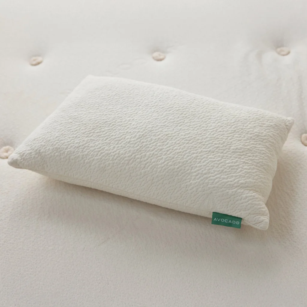 Avocado Organic Pillow with Natural Latex and Kapok Fill (Queen)