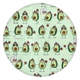 Avocado Pattern Tablecloth Cute Green Fruit Print Kawaii Aesthetic ...