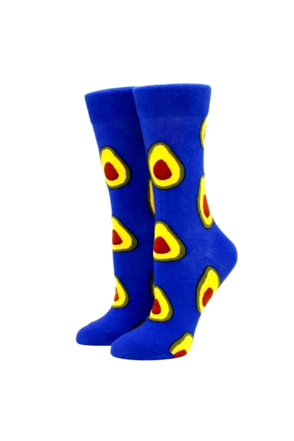 Avocado Patterned Socks from the Sock Panda (Adult Large - Men's Shoe Sizes 8-12)