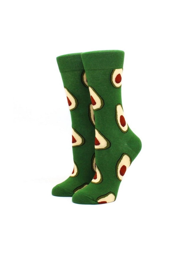 Avocado Patterned Socks from the Sock Panda