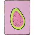 Avocado Playful Minimalism Retro Poster Kitchen Art Avocado Poster