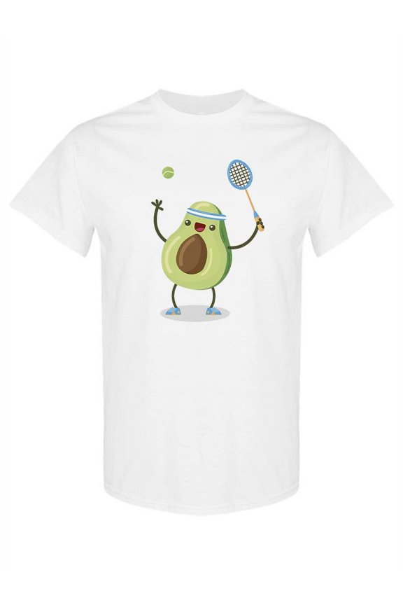 Avocado Playing Tennis T-Shirt Women -SPIdeals Designs, Female Small