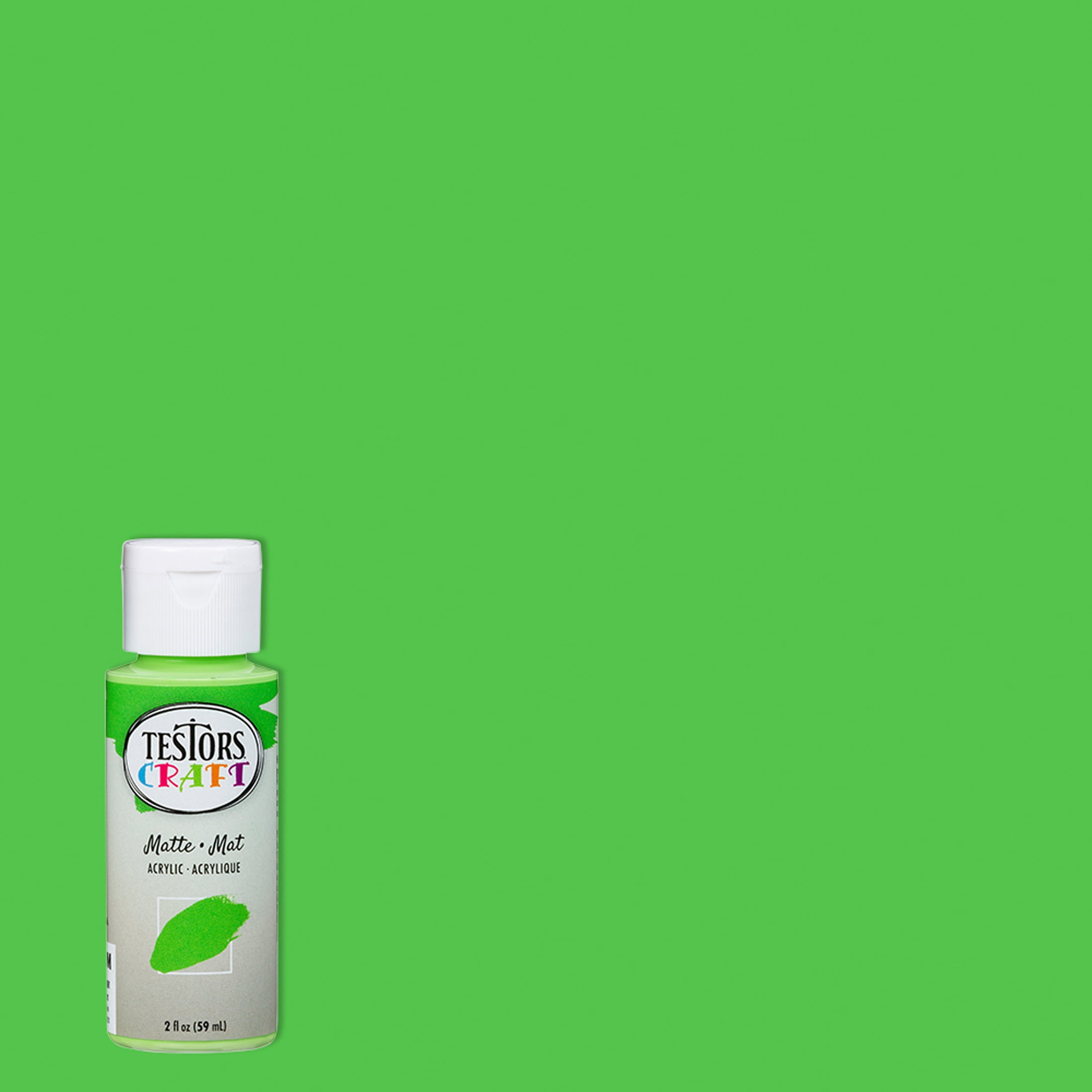 6 Pack, Avocado, Rust-Oleum Testors Craft Matte Acrylic Paint- 297450, 2 oz. Bottle