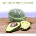 thumbnail image 1 of Avocado Saver Holder, Reusable Avocado Keeper, Individual Avocado Saver Holder, Food Crisper Storage Box Fruit Keeper Avocado Storage Container to Keep Your Avocados Fresh for Days (Green), 1 of 6
