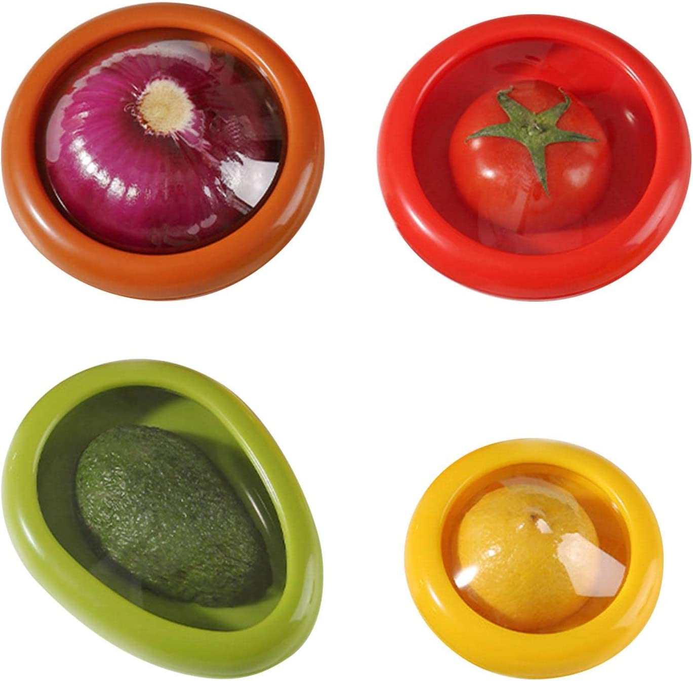 Avocado Saver, Vegetable and Fruit Storage Containers, Reusable Food