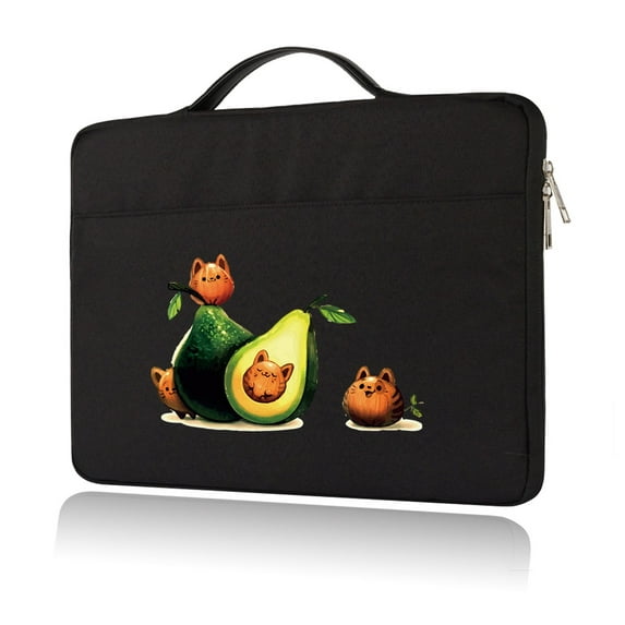 Avocado Series Soft Laptop Bag for Apple for Xiaomi Lenovo Notebook Computer for Macbook Air Pro 11 12 13 14 15 Sleeve Case Cover (black 1Avocado009,12-14 Inch)