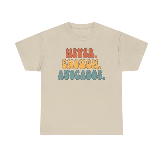 Avocado Shirt Gifts Tshirt Crew Neck Short Sleeve