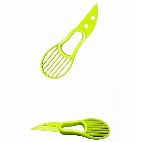 Avocado Slicer Dicer Corer Splitter Kitchen Tools 3-In-1 Avocado Tool (2 Pack)