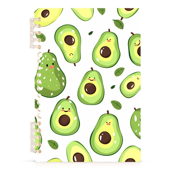 Avocado Spiral Journal Notebook College Ruled Notebook 8.3" x 5.7" A5 Lined Thick Paper Page