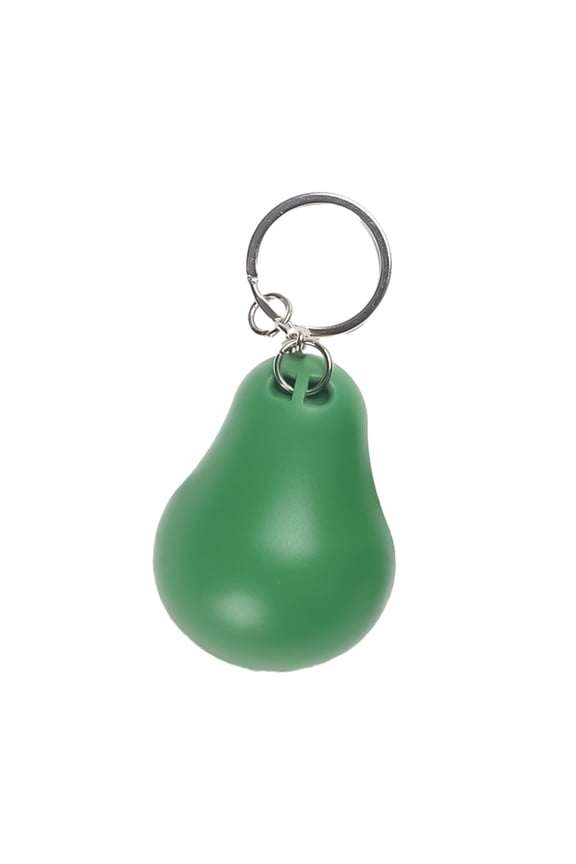 Avocado Stress Relief Keychain Avocado Keyring Fruit Shape Keychain Fun Avocado Toy Key Holder Plastic Texture