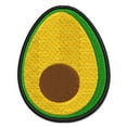 thumbnail image 1 of Avocado Symbol Applique Multi-Color Embroidered Hook & Loop Patch - 3.5 Inch Large, 1 of 5