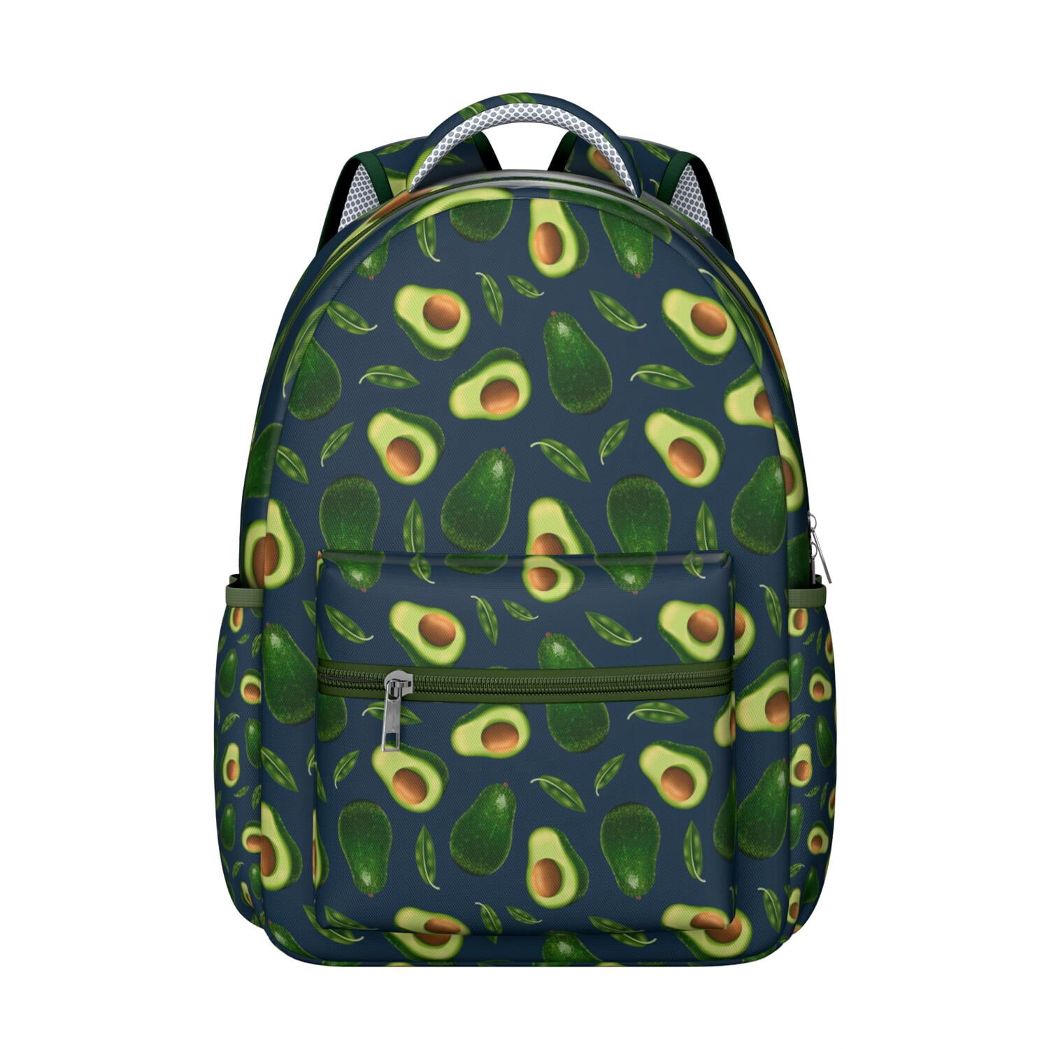 Avocado Themed Laptop Bag – Trendy & Functional for School, Office ...
