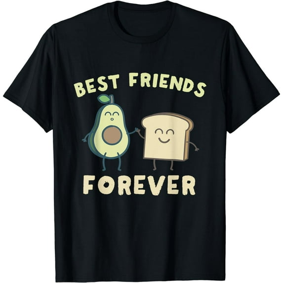 Avocado & Toast Best Friends Forever Pajama Gift T-Shirt