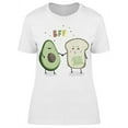 thumbnail image 1 of Avocado Toast, Bff T-Shirt Women -Image by Shutterstock, Female x-Large, 1 of 2