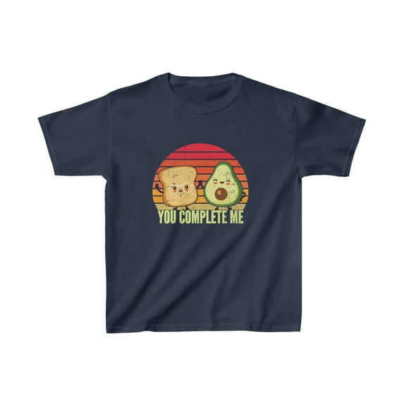 Avocado Toast Love - 'You Complete Me' Kids T-Shirt