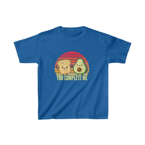 Avocado Toast Love - 'You Complete Me' Kids T-Shirt