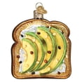 thumbnail image 1 of Old World Christmas Glass Blown Ornament for Christmas Tree, Avocado Toast, 1 of 6