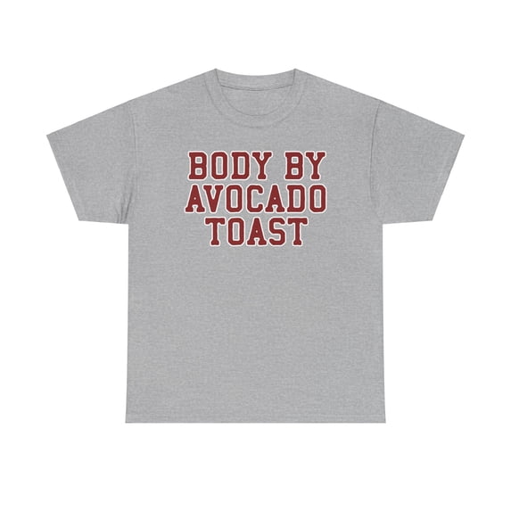 Avocado Toast Shirt Gifts Tshirt Crew Neck Short Sleeve