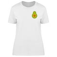 thumbnail image 1 of Avocado With A Heart Seed T-Shirt Women -Image by Shutterstock, Female XX-Large, 1 of 2