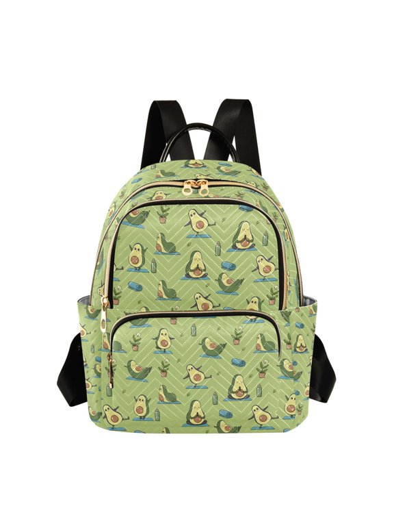 Avocado Yoga Fashion Backpack for Women Lightweight College Travel Casual Daypack