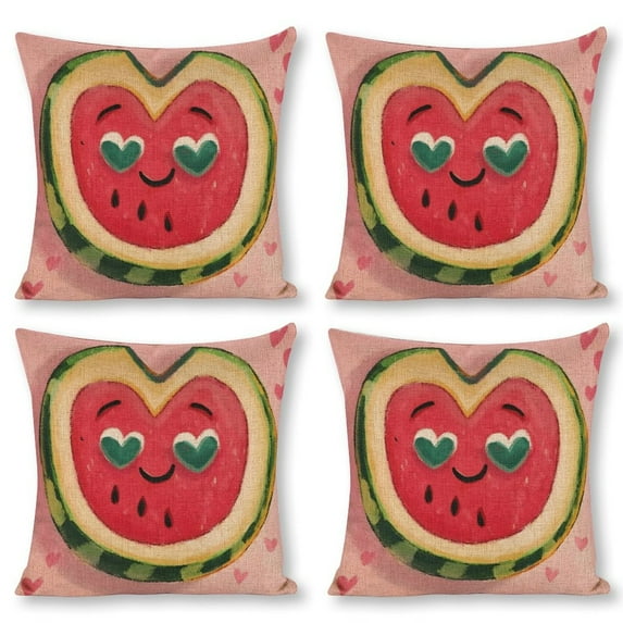 Avocado flax throw pillow covers decorative pillowcases gifts selected 20x20 inch pillowcases set of 4 sofa pillow covers for sofa bedroom living room car