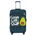 Avocado in Space1 Travel Luggage Cover No Luggage Suitcase, Suitcase