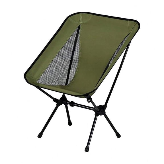 AvocadoGre1en Lightweight Portable Folding Camping Chair With X-Frame, 265lbs Capacity, Quick Setup For Outdoor, Beach, Backpacking