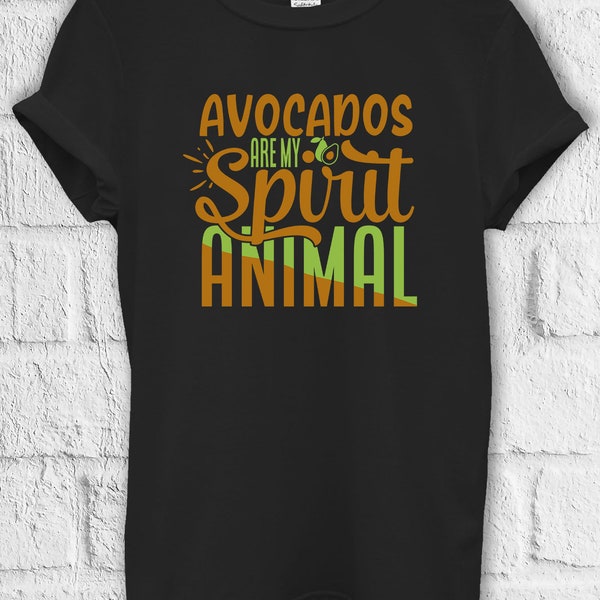 Avocados Are My Spirit Animal T shirt Hoodie Sweatshirt Jute Bag Kids T