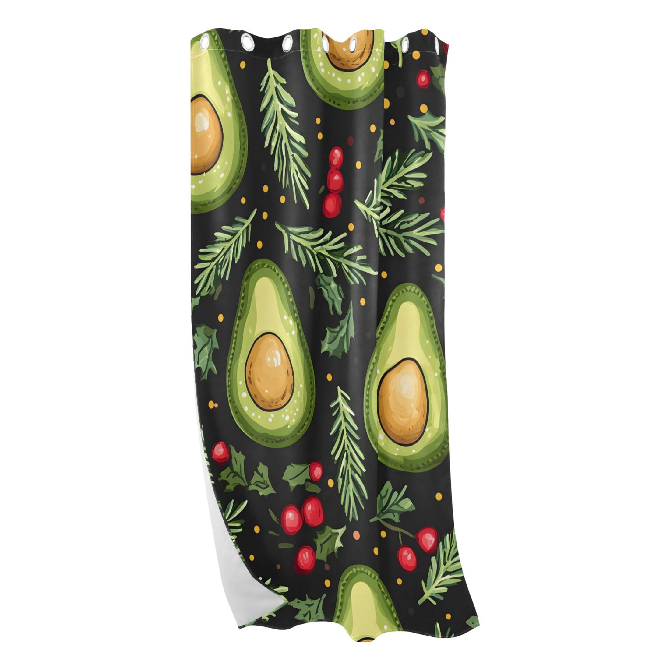 Simple Light Fall Background Avocas Berries Black Background Blackout Curtain Panels Drapes Privacy ...