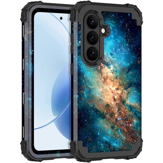 Avocase for Samsung Galaxy S26 Case,Glow in The Dark,Shockproof Protection Hard PC Soft Flexible TPU Bumper Drop Protective Protective Phone Cover Case for Galaxy S26,Shiny Deep Blue