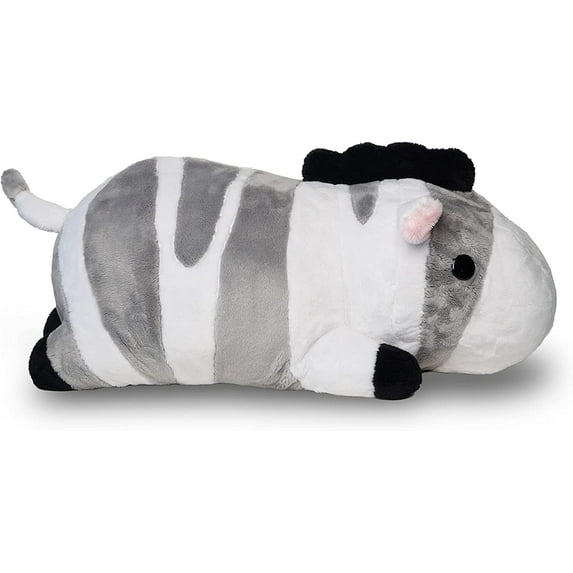 Avocatt Fuzzy Zebra Stuffed Plush - 16 Inches Stuffed Animal Plush - Plushy and Squishy Zebra with Soft Fabric and Stuffing