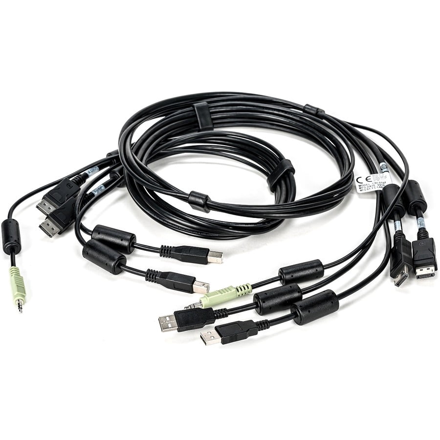 Avocent SC945D 6ft USB Keyboard, Mouse & Dual Head DisplayPort Video Cable