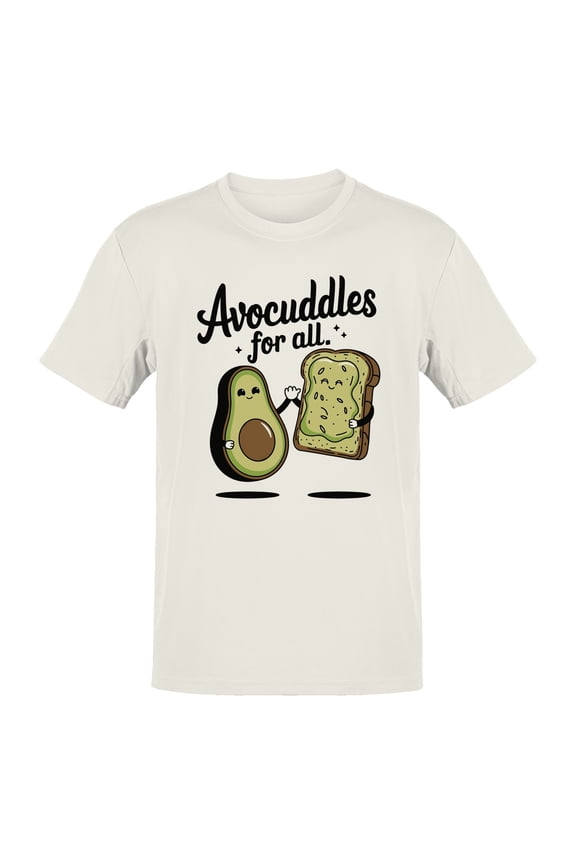 Avocuddles for All: Cute Avocado Men's T-shirt