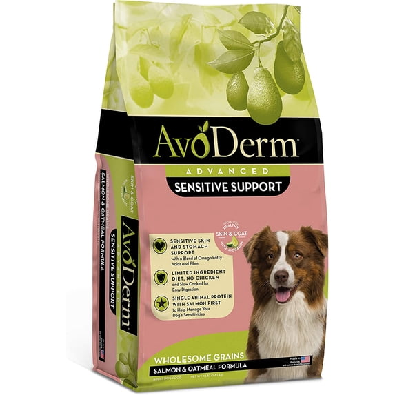 Avoderm AvoDerm Natural Advanced Sensitive Support Salmon & Oatmeal Formula, 1 Each/4 lb