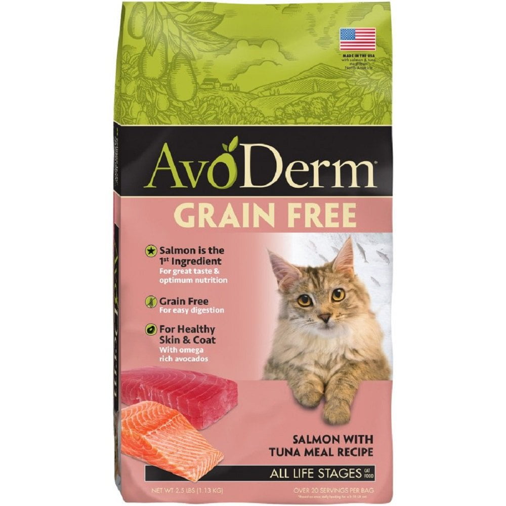 Avoderm AvoDerm Natural Grain Free Salmon with Tuna Meal Dry Cat Food, 1 Each/2.5 lb