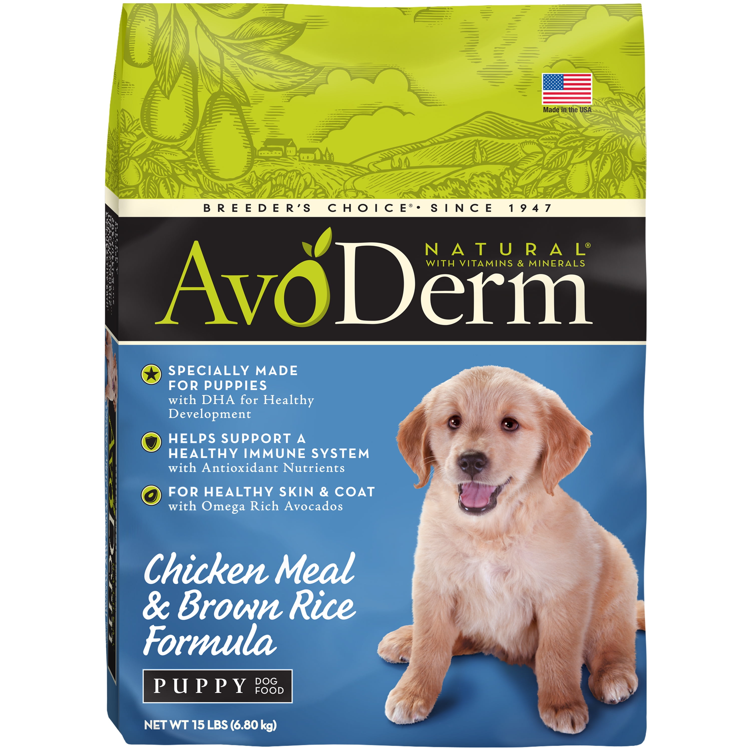 Avoderm Nat Puppy Dry (1x15LB )