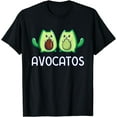thumbnail image 1 of Avogato Avocado Cat Vegan Cat T-Shirt, 1 of 4