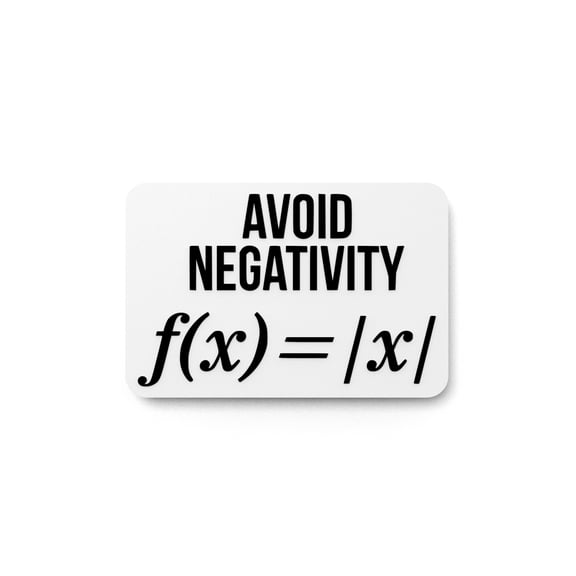Avoid Negativity | Funny sign For Home or Office
