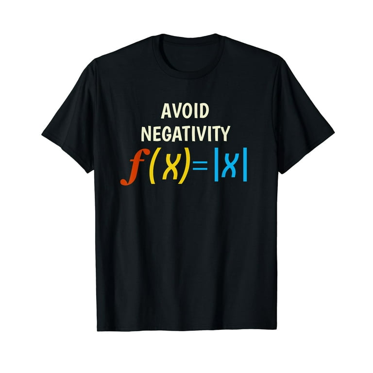 Avoid Negativity Math Equation Shirt Funny Math Teacher Gift Avoid Negativity Math Equation Shirt Funny Math Teacher Gift