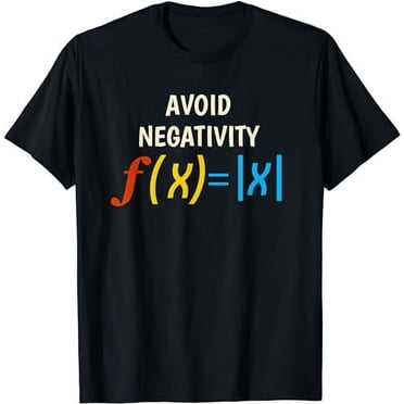 Avoid Negativity Funny Math Geek Sticker - Auto, Laptop, Window Decal For Cars & Trucks
