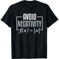 thumbnail image 1 of Avoid Negativity Math Merch T-Shirt, 1 of 3