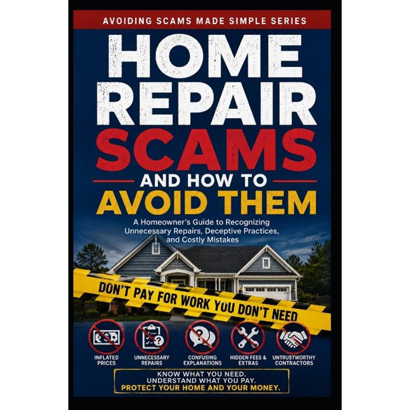 Avoiding Scams Made Simple Home Repair Scams and How to Avoid Them: A Homeowner's Guide to Recognizing Unnecessary Repairs, Deceptive Practices, an, Book 7, (Paperback)