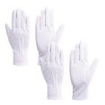 thumbnail image 1 of Avolia 2026 White Ceremonial Gloves White Gloves White Cotton Nylon Dress Gloves Suitable for Honor Guards formal Tuxedos, 1 of 7