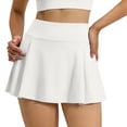 thumbnail image 1 of Avolia Tummy Control Pleated Tennis Skirt High Waisted Athletic Skort Lightweight Activewear with Pockets for Women FitnessWhiteM, 1 of 3